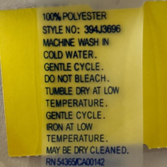 Peter Nygard SZ 22 Ivory Georgette Top Career Minimalist Dressy Old $ Preppy - Picture 8 of 8